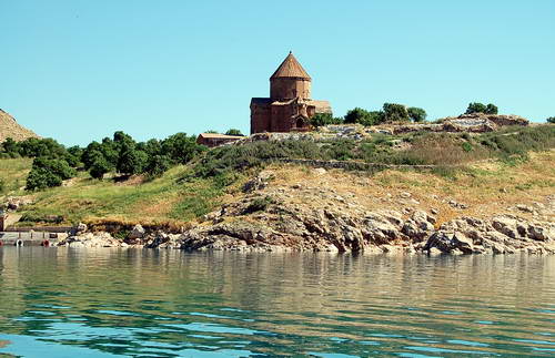 Akdamar Armenian Church on an island in Lake Van. Photo by Ferrell Jenkins.