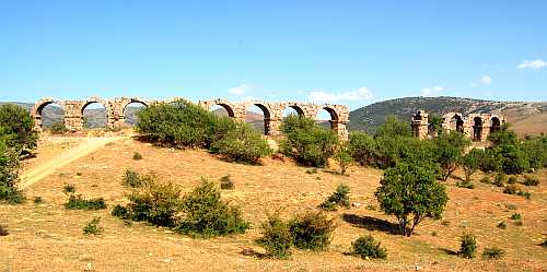 Roman aqueduct at Pisidian Antioch. Photo by Ferrell Jenkins.