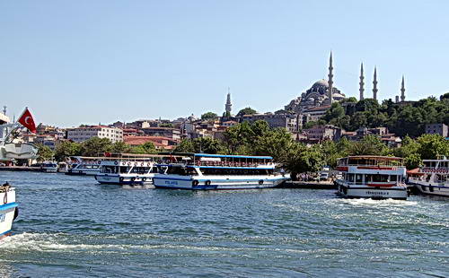 The Golden Horn in Istanbul. Photo by Ferrell Jenkins.