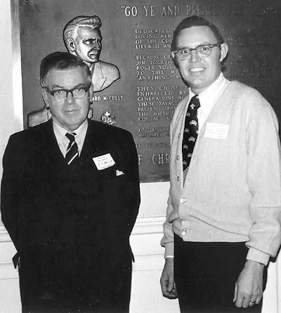 F. F. Bruce and Ferrell Jenkins in 1975.