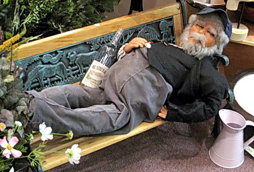 Scotch Whiskey. Display at the Spreyside Heather Center. Photo by Ferrell Jenkins.