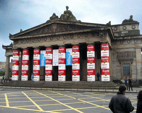 National Galleries of Scotland, Warhol Exhibition. Photo by Ferrell Jenkins.