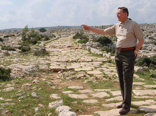 Ferrell Jenkins on the Roman Road North of Tarsus.