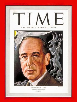 C. S. Lewis on the cover of Time.
