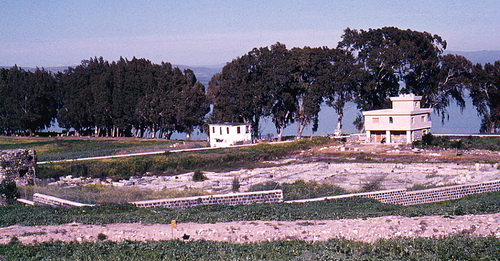 Site of Magdala on the western shore of the Sea of Galilee. Photo by Ferrell Jenkins in 1977.
