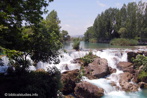 Waterfalls at Tarus in Cilicia, home of the apostle Paul. Photo by Ferrell Jenkins.