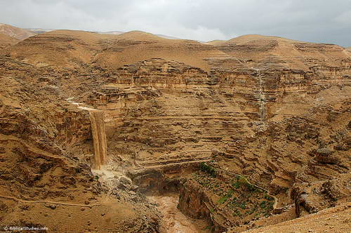 Wilderness of Judea Waterfall - April 2, 2006. Photo by Ferrell Jenkins.