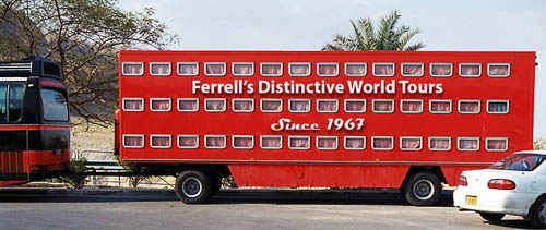 Rolling Hotel at the Dead Sea.