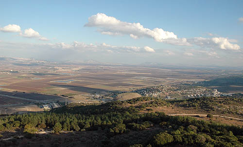View of the Valley of Megiddo from Muraka. Photo by Ferrell Jenkins.