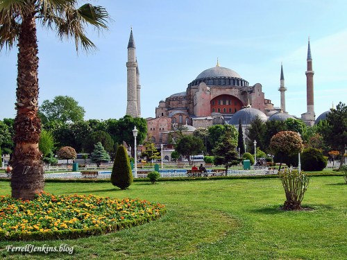 Hagai Sophia in Istanbul, formerly Constantinople. Photo: FerrellJenkins.blog.