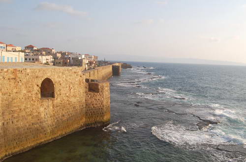 The Crusader fortress at Akko (Acre). Photo by Ferrell Jenkins.