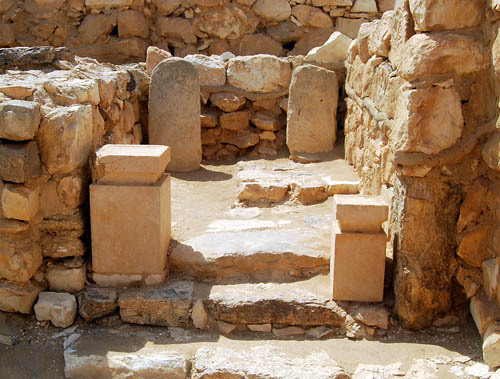 Iron Age temple at Arad. Photo by Ferrell Jenkins.
