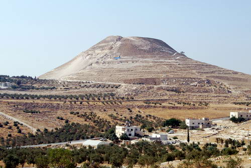 North side of the Herodium. Photo by Ferrell Jenkins.