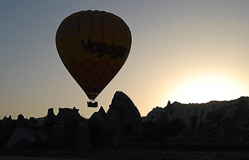Cappadocian sunrise. Photo by Ferrell Jenkins.