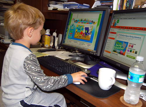 Drew takes over the study.