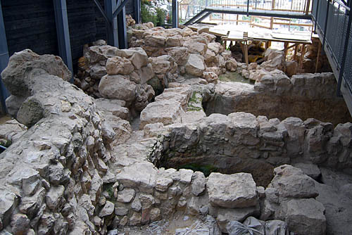 A portion of the City of David excavation. Photo by Ferrell Jenkins.