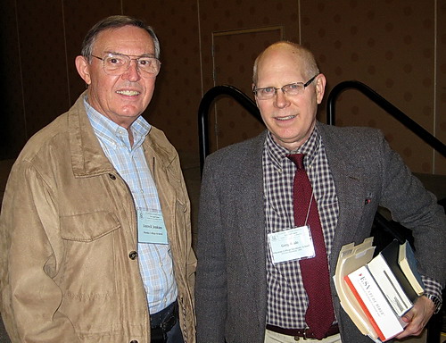Ferrell Jenkins and Gregory K. Beale at ETS Annual Meeting. Photo by Leon Mauldin.