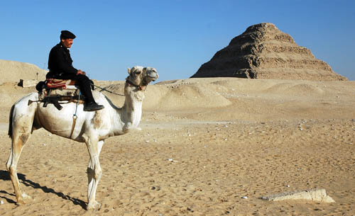 Step Pyramid of Zoser at Saqqara. Photo by Ferrell Jenkins.