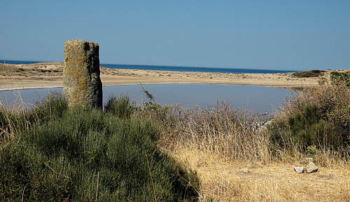 The inner harbor at Troas. Photo by Ferrell Jenkins.