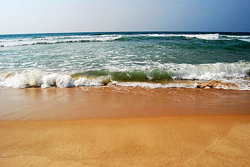 The Sea at Ashkelon. Photo by Ferrell Jenkins.