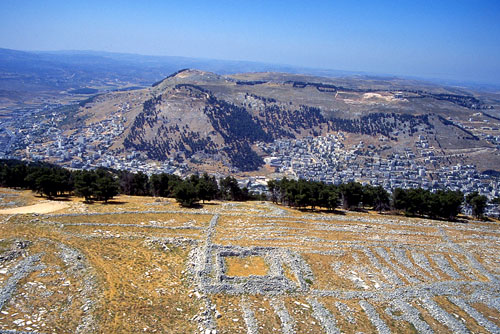 Mount Gerizim View of Mount Gerizim from above Mount Ebal.