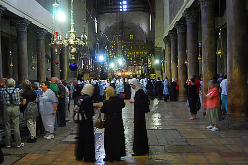 Interior of the Church of the Nativity. Photo by Ferrell Jenkins.