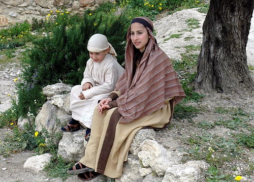 Children at the Nazareth Village. Photo by Ferrell Jenkins.