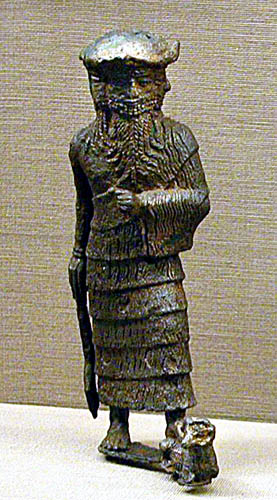 Four-faced image from Mesopotamia. Photo by David Padfield.