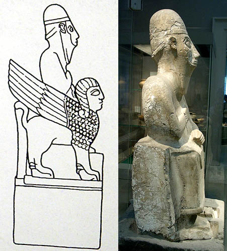 King Idrimi of Alalakh. Photo by F. Jenkins. 