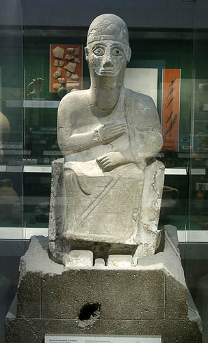 Throne of King Idrimi of Alalakh. Photo by Ferrell Jenkins.