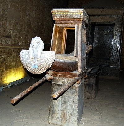 The ark at Edfu. Photo by Ferrell Jenkins.