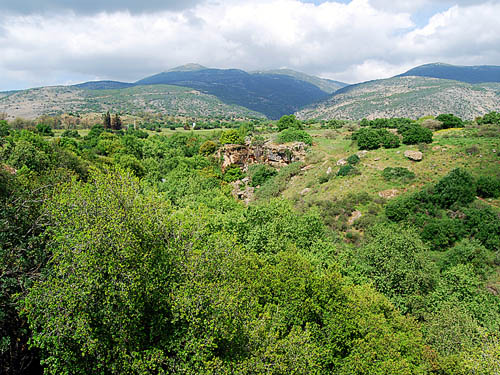 Vicinity of the Jordan River Waterfall. Photo by Ferrell Jenkins.