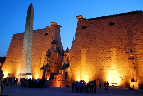 Luxor Temple in Egypt. Photo by Ferrell Jenkins.