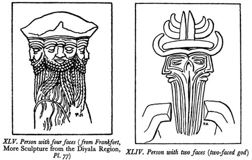 Drawings from Parrot, Babylon and the Old Testament.