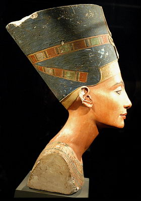 Nefertiti bust Nefertiti bus in Berlin. Photo by Ferrell Jenkins.