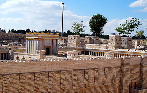 The Temple Mount and the Antonia Fortress. Photo by F. Jenkins.