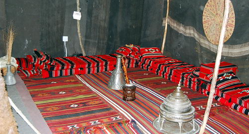Authentic Bedouin Tent at Horn Museum. Photo by Ferrell Jenkins.