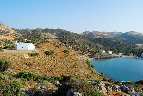Mountains surrounding Fair Havens in Crete. Photo by Ferrell Jenkins.