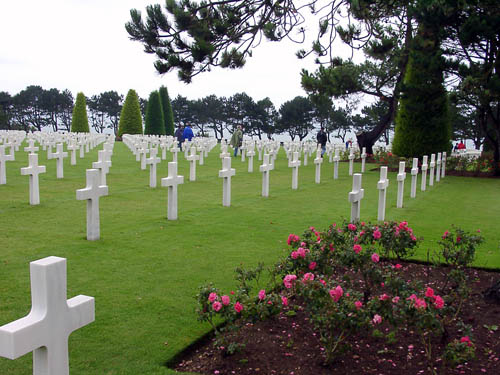 The American Cemetery at Omaha Beach in Normandy. Photo by F. Jenkins.