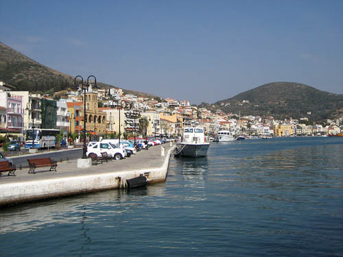 The port of Samos on the island of Samos. Photo by Ferrell Jenkins.