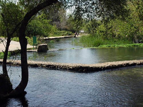 Source of the Jordan River at Caesarea Philippi. Photo by Ferrell Jenkins.