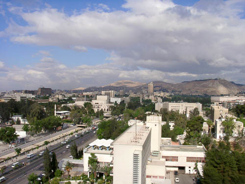 View of Damascus looking west. Photo by Ferrell Jenkins 2002.