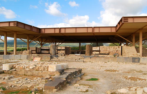 The Late Bronze Canaanite Palace at Hazor. Photo by Ferrell Jenkins.