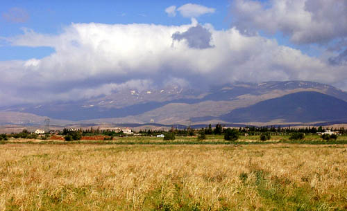 View of Mount Hermon from the East. Photo by Ferrell Jenkins 2002.