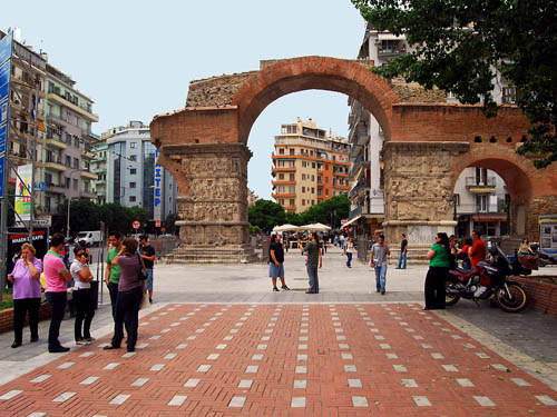 Arch of Galerius (early 4th century A.D.). Photo by Ferrell Jenkins.
