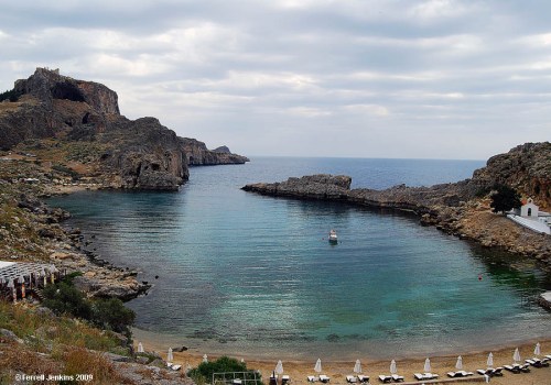 Rhodes_Lindos_StPaulBay_fjenkins_sm St. Paul's Bay at Lindos, Rhodes. Photo by Ferrell Jenkins.