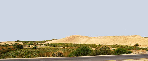 Tall el-Hammam in the Plains of Moab. View toward east. Photo by Ferrell Jenkins 2008.