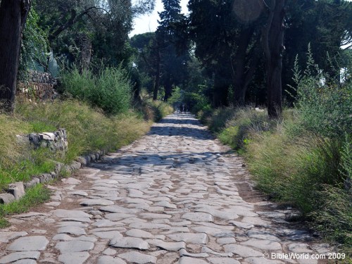 Paul traveled the Ancient Appian Way to get to Rome. Photo by Ferrell Jenkins.