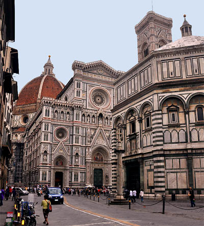 Duomo, Baptistery, and Campanile. Photo by Ferrell Jenkins.