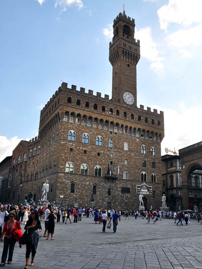 Piazza della Signoria in Florence, Italy. Photo by Ferrell Jenkins.